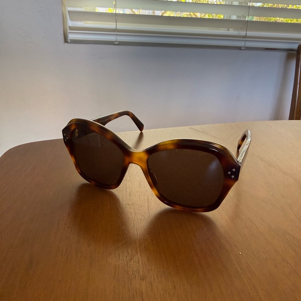 CELINE Tortoise Shell Sunglasses